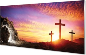 Szkło Ozdobne do Kuchni Grota z Widokiem na Krzyże