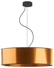 Miedziany okrągły żyrandol w stylu glamour 60 cm - EX856-Hewa