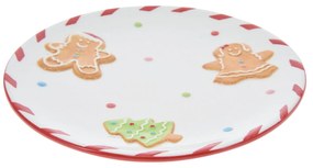 Świąteczny talerz, 20 cm, GINGERBREAD