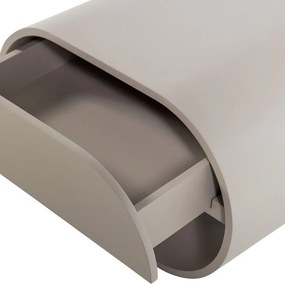 Szarobeżowa wielopoziomowa półka 39 cm Momo – WOOOD