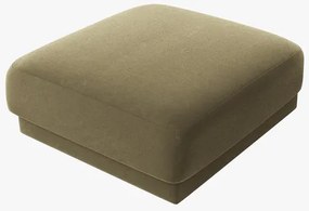 OUTLET Puf ciemna zieleń welur 90/90/40 Miley od Micadoni