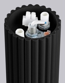 Czarna lampa sufitowa ze szklanym kloszem ø 12 cm Orbital – Sollux