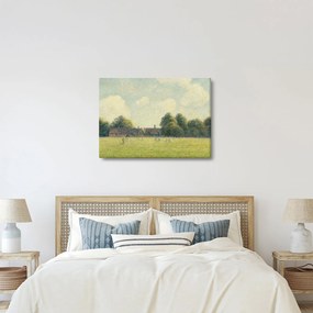 Obraz - Camille Pissarro, Hampton Court Green, reprodukcje (70x50 cm)