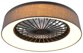 Szara lampa sufitowa LED Farsund – Trio
