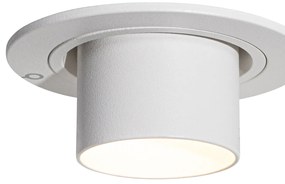 Zestaw 6 reflektorów wpuszczanych biały GU10 35mm okrągłe z możliwością przechylania - Installa Nowoczesny Oswietlenie wewnetrzne