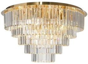 Żyrandol kryształowy MILANO 12xE14/40W/230V złoty