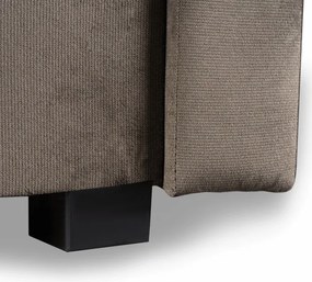 Sofa z Funkcją Spania ALUNA Rozkładana Wersalka Dwuosobowa Beżowa Nowoczesna do Salonu