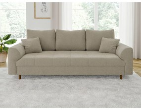 Beżowa sofa z materiału bouclé 210 cm Ariella – Ropez