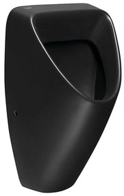 Bruckner - Pisuar SCHWARN przyłącze z tyłu, odpływ z tyłu + zabudowany system spłukiwania 6V DC czarny