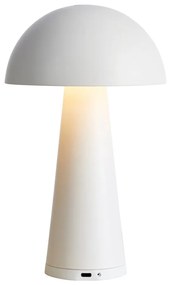 Biała lampa stołowa LED (wys. 26,5 cm) Fungi – Markslöjd