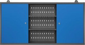 Wisząca szafka na narzędzia Ben 120x20x60 cm antracyt/niebieski