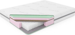 Materac kieszeniowy SANTORINI, 160x200 cm, H3/H4