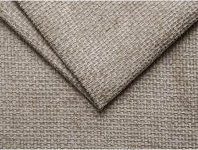 Beżowy narożnik z tkaniny szenilowej (prawostronny/z szezlongiem) Lupine – Micadoni