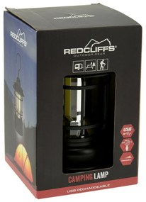 Redcliffs Wisząca latarka kempingowa, USB, 11,5 x 18 cm, ściemnialna