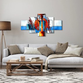 Obraz przedstawiający starożytną osobę (125x70 cm)