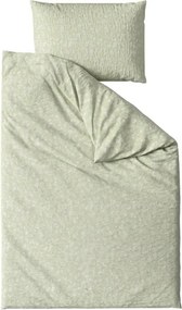 PrzytulneMieszkanie.pl PrzytulneMieszkanie.pl Pościel z kory z bawełny Renforcé GREEN FLOWERS zielona Rozmiar pościeli: 70 x 90 cm | 140 x 200 cm