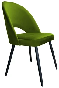 Krzesło ISKAR BL VELVET oliwkowe ATOS