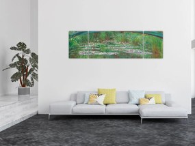 Obraz - Claude Monet, The Japanese Footbridge, reprodukcje (170x50 cm)
