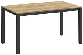 Długie biurko do pracy dąb craft D6-D14