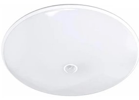 Zewnętrzny plafon LED z czujnikiem VISTA LED/15W/230V, średnica 26 cm, IP54, biały