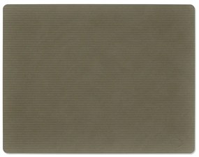 Mata stołowa ze skóry ekologicznej 35x45 cm Square L Corduroy – LIND DNA