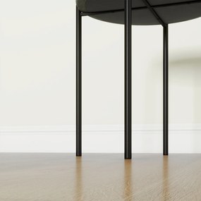 HOMCOM Zestaw 4 hokerów kuchennych aksamitne ciemnoszare do 120 kg stalowy stelaż nowoczesne | Aosom PL