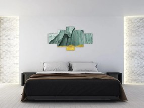 Obraz - Emerald Mountains N⁰3 (125x70 cm)