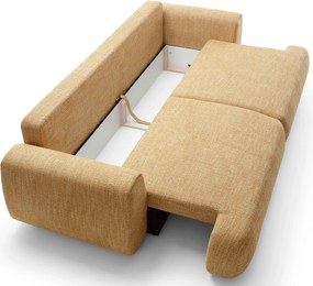 Miodowa kanapa melanżowa z funkcją spania D0-L11