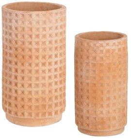 Zestaw 2 terakotowych doniczek Kave Home Celi