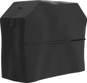 Outsunny Pokrowiec na Grilla z Rzepami Wodoodporny Czarny, 147 x 61 x 122cm