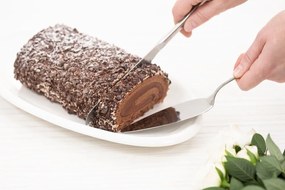 Zestaw do serwowania ciasta – łopatka i nóż