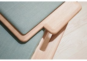 Jasnozielono-naturalna wełniana ławka Elba – Hammel Furniture
