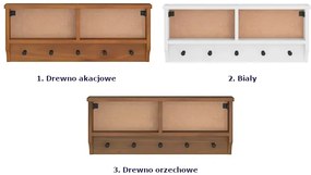 Duży wieszak ścienny drewno orzechowe C7-F31