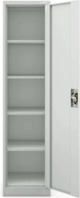 Metalowa szafa aktowa Alex 45x40x185 cm szara