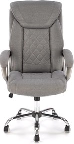 Szary fotel gabinetowy Helder 2 Halmar