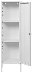 Biała metalowa witryna 40x140 cm Brisbane – House Nordic