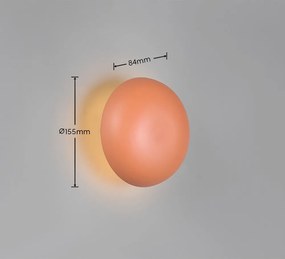 Pomarańczowy kinkiet LED na USB Davey – Reality