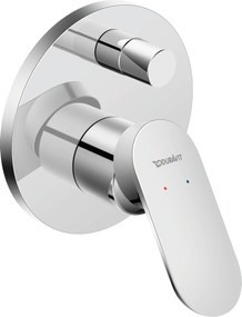 Jednouchwytowa bateria podtynkowa Duravit WaveChrom - 2 tryby wylewki - 12,5 × 16,2 × 8,9 cm