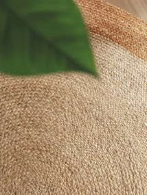 Dywan naturalny jutowy Jutta złoty 120 cm x 120 cm koło