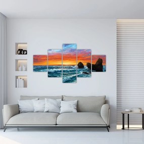 Obraz - Zachód słońca (125x70 cm)