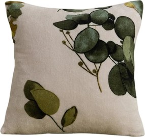 Dwustronna poszewka na poduszkę DUO SENSE EUCALIA 45x45 cm mikroplusz/flanela, kolorowy