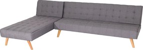 Sofa narożna MCW-K38,  jasnoszary