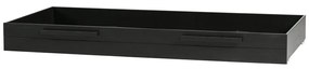 Czarna szuflada pod łóżko 90x200 cm Dennis – WOOOD