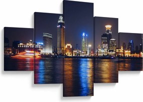 Obraz - Refleksy nocy (125x70 cm)