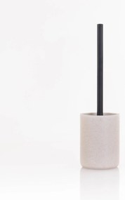 Szczotka toaletowa z czarną rączką, 10 x 40 cm, SAND