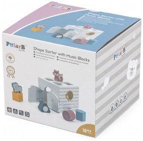 Viga polarb sorter edukacyjny grzechoczące klocki montessori