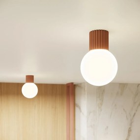 Plafon HALO mocca IP44 ryflowany SOLLUX  LIGHTING