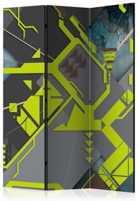 Parawan jednostronny Dla dzieci 135x172 cm 3-częściowy szary ARTGEIST B