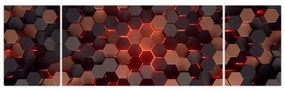 Obraz - Futurystyczna abstrakcja (170x50 cm)