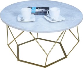 Okrągły stolik kawowy beton R7-C92